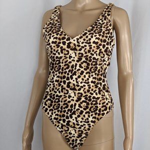 NY&CO Leopard Print Swim Swimsuit - 174I-176I